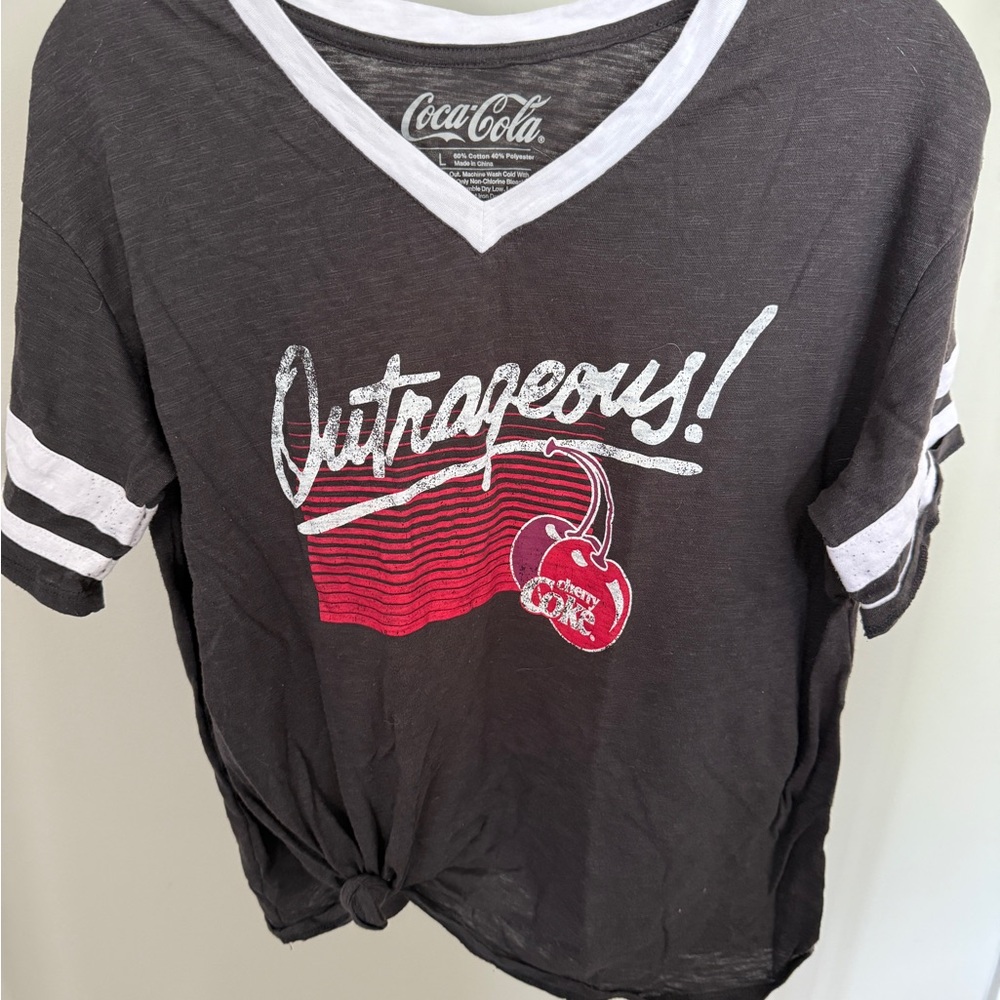 12. Coca-Cola Outrageous Cherry Tee in Black and White